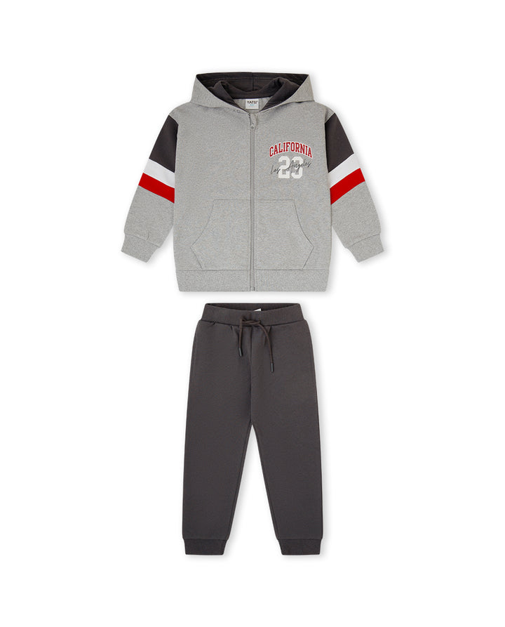 CHÁNDAL CON CAPUCHA NIÑO GRIS VIGORÉ
