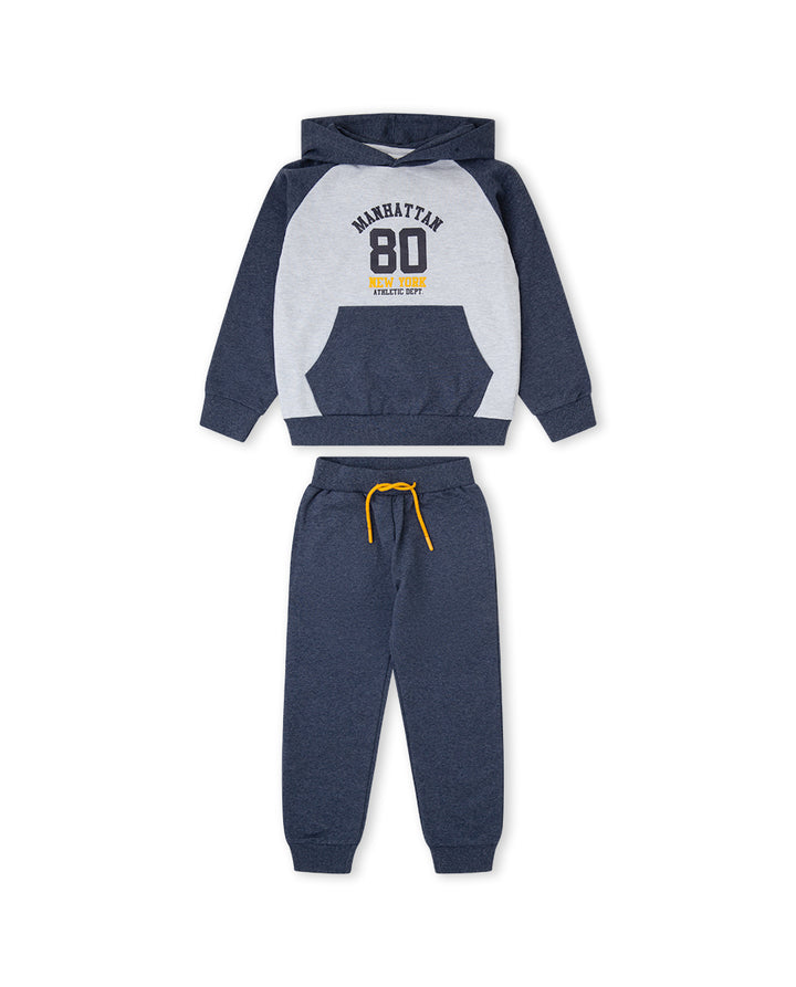 CHÁNDAL CON CAPUCHA NIÑO AZUL