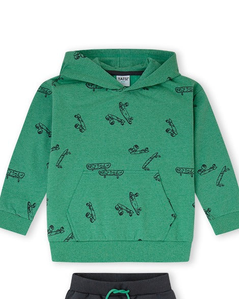 CHÁNDAL CON CAPUCHA NIÑO VERDE