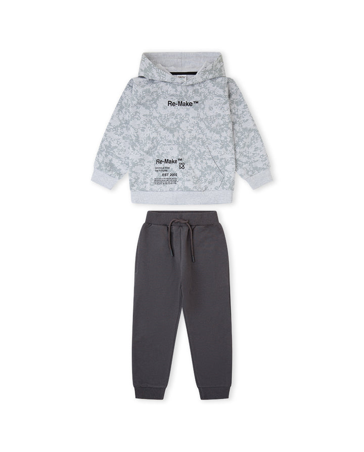 CHÁNDAL CON CAPUCHA NIÑO GRIS VIGORÉ