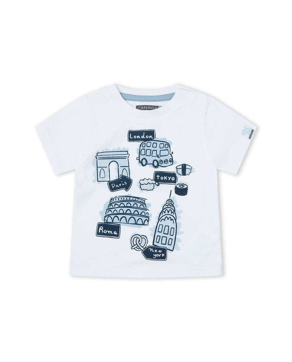 CAMISETA BLANCO