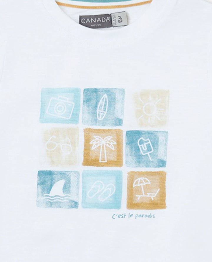 CAMISETA BLANCO