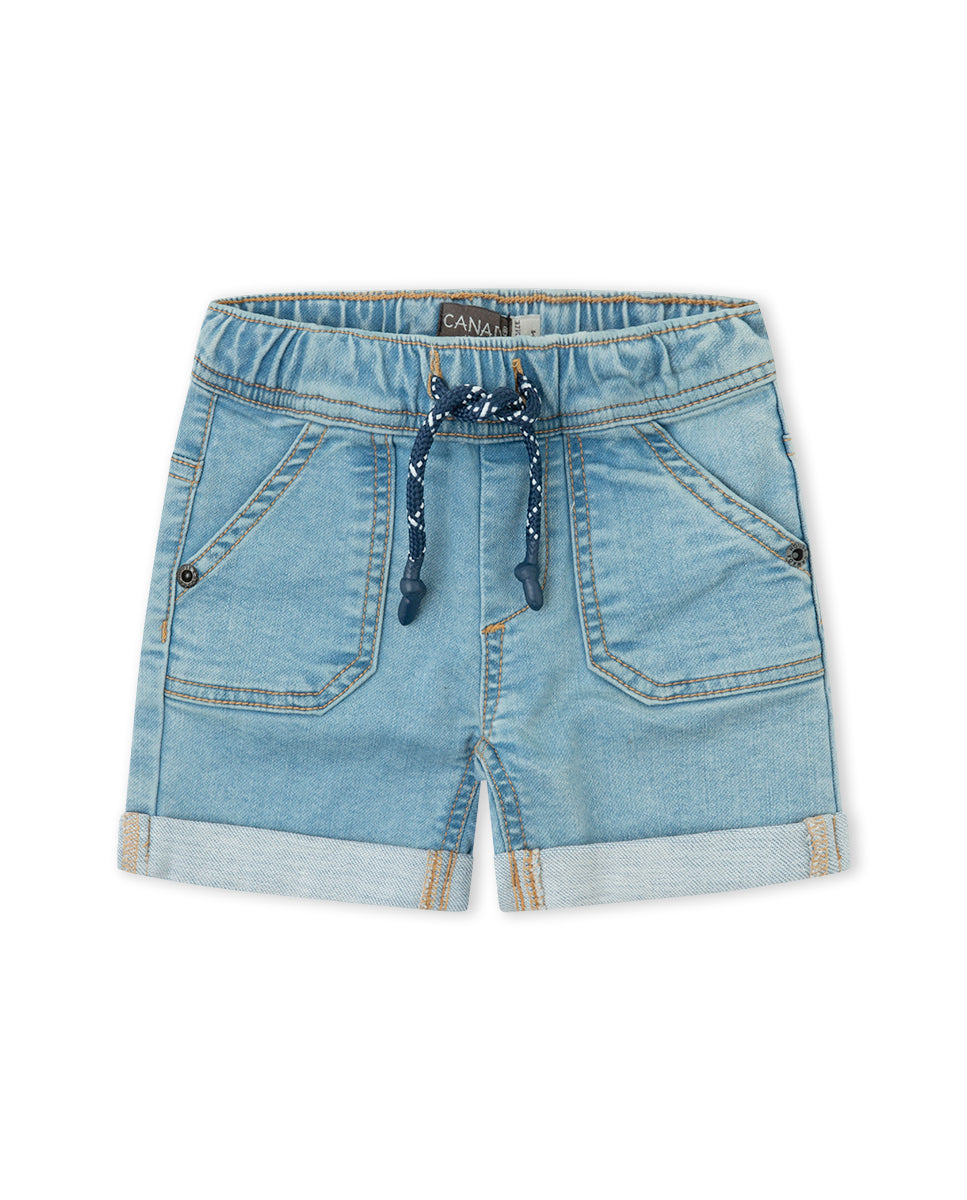 BERMUDA DENIM AZUL