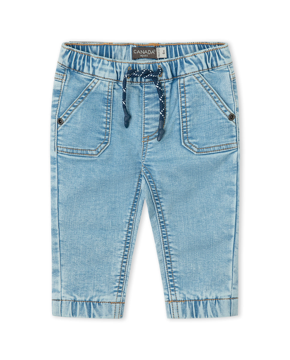 PANTALON DENIM AZUL