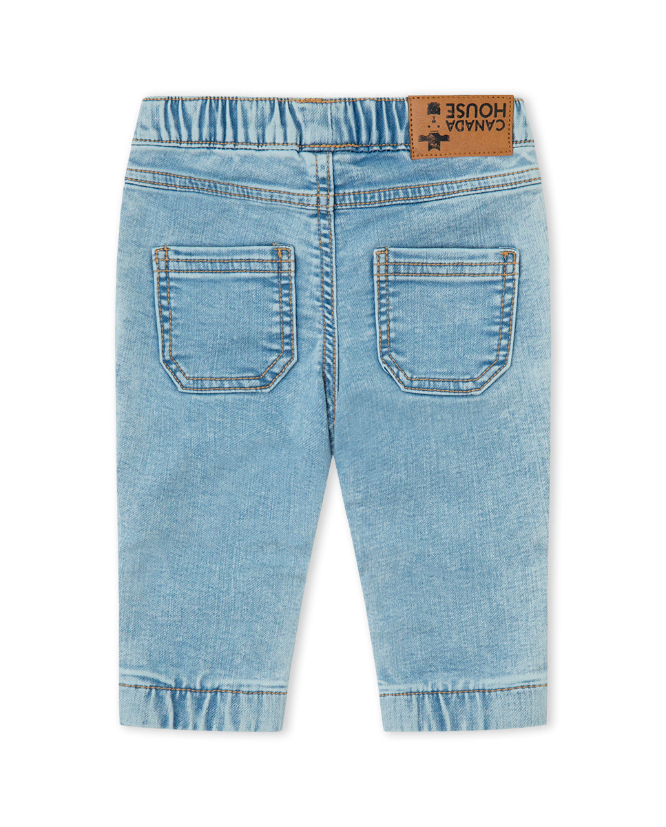 PANTALON DENIM AZUL