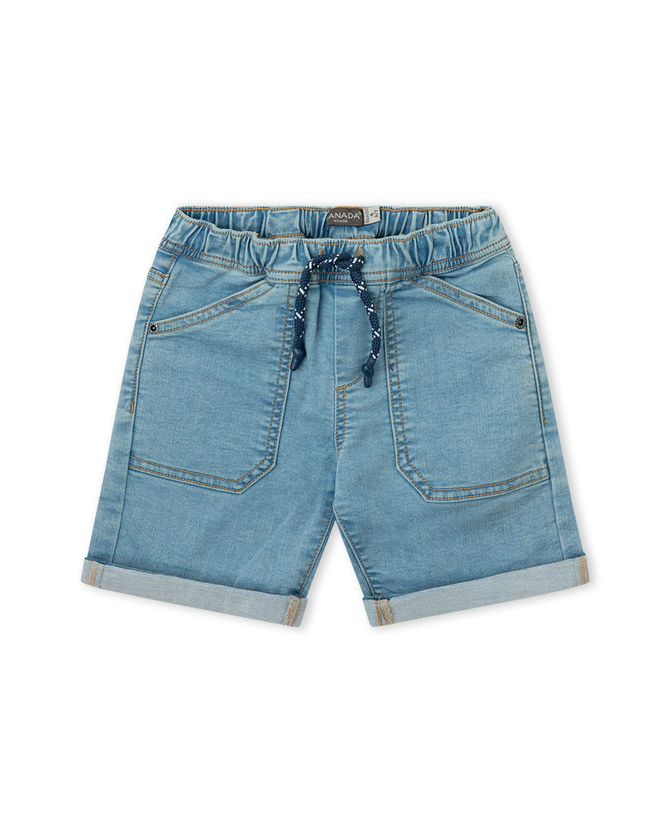BERMUDA DENIM AZUL