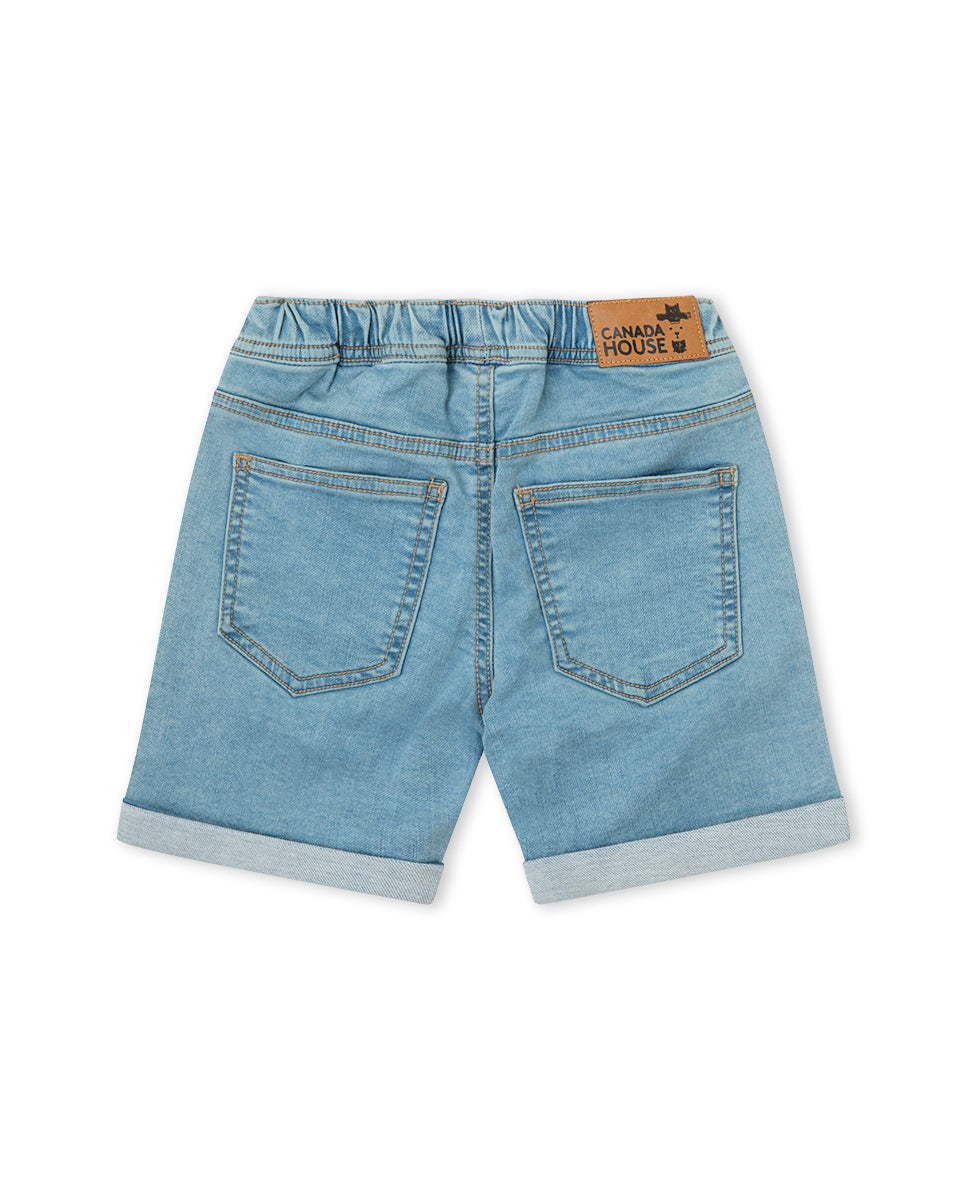 BERMUDA DENIM AZUL