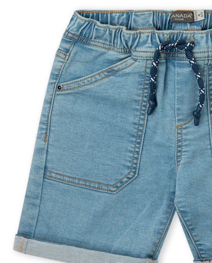 BERMUDA DENIM AZUL