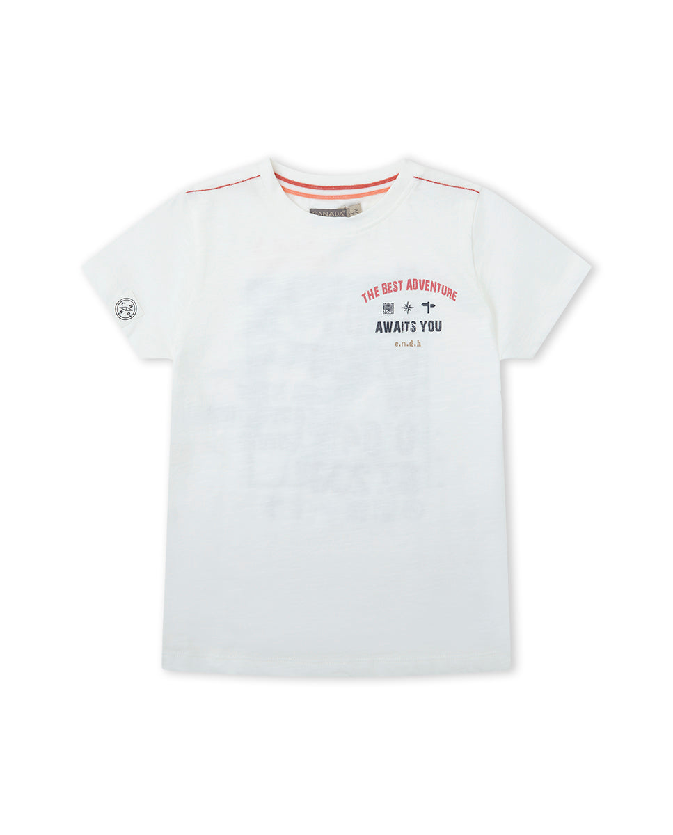CAMISETA BEIGE