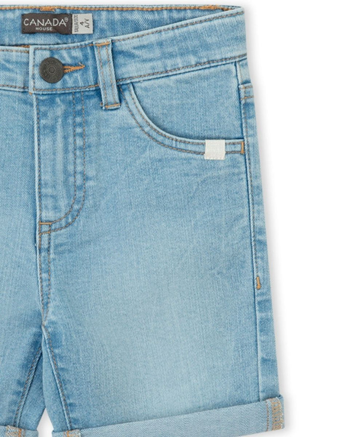 BERMUDA DENIM AZUL
