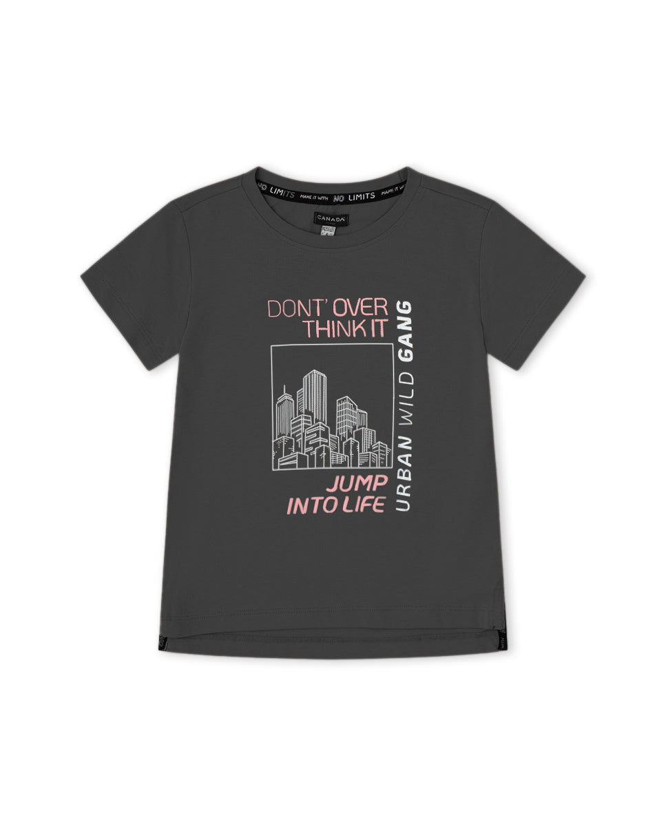 CAMISETA ANTRACITA