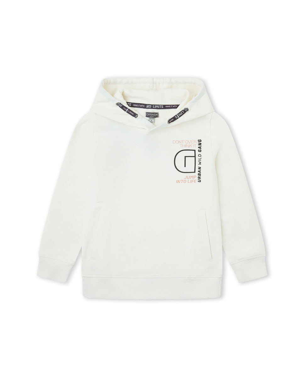 SUDADERA OFF WHITE