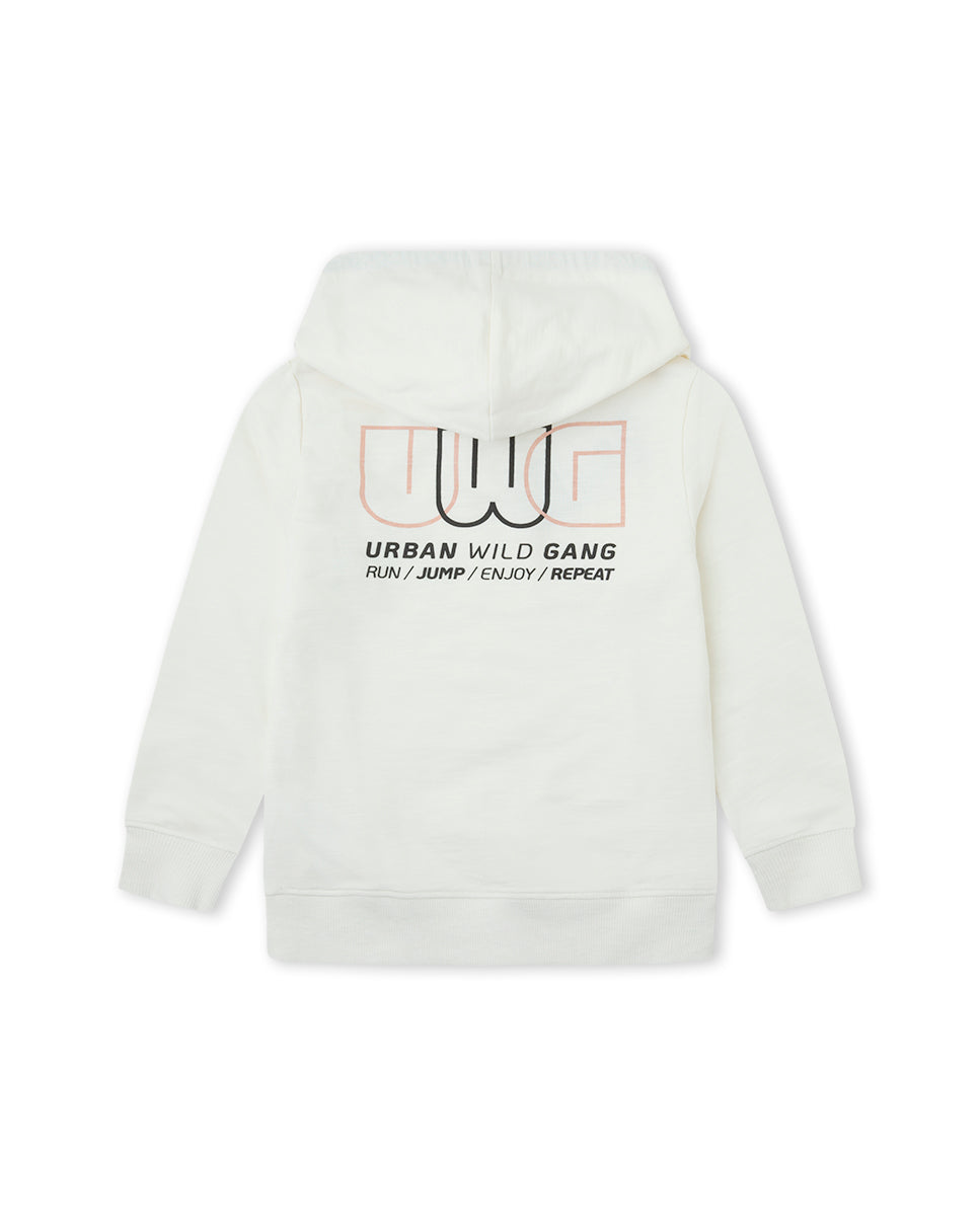 SUDADERA OFF WHITE