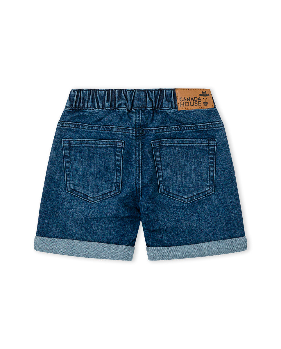 BERMUDA DENIM AZUL