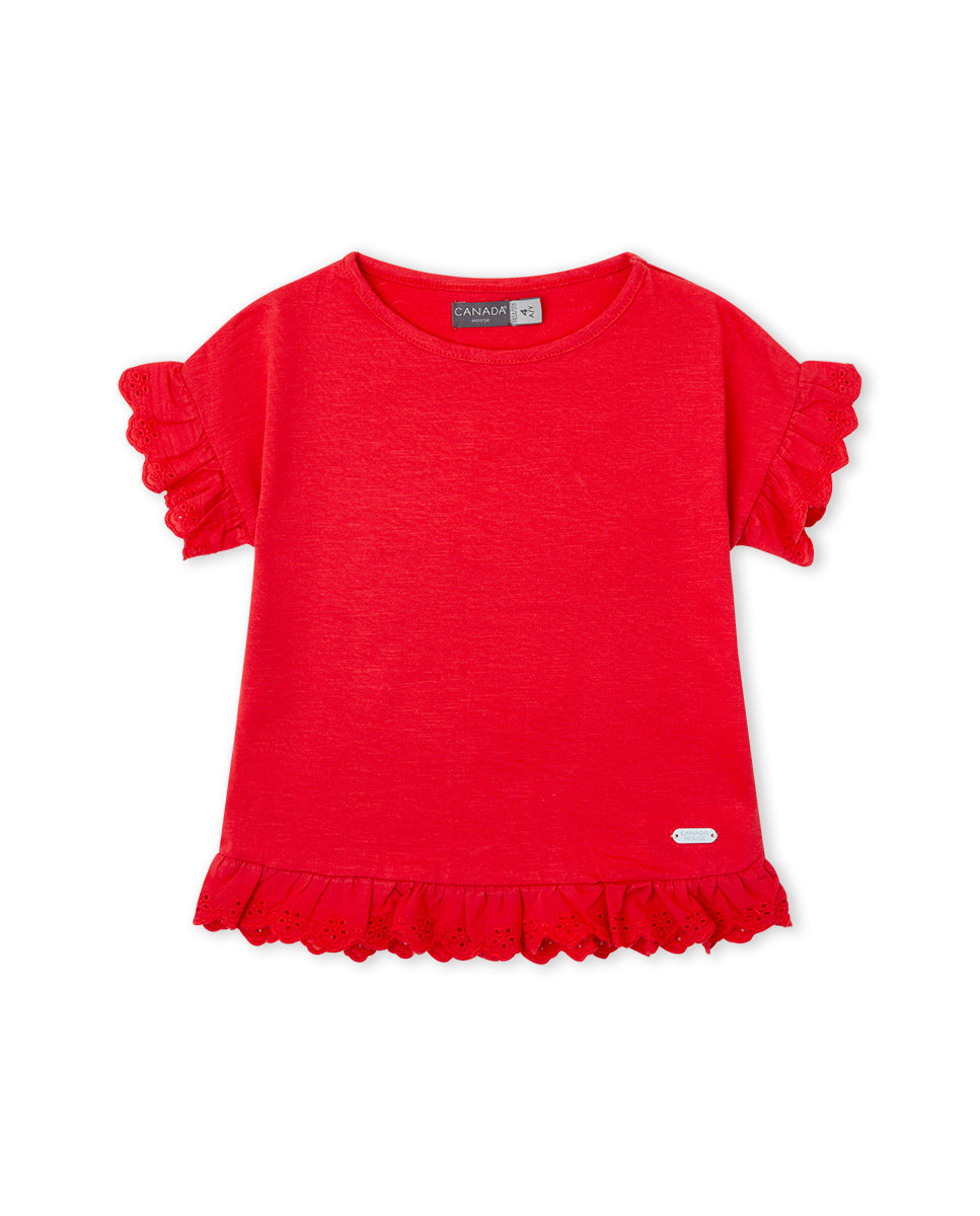 CAMISETA ROJO