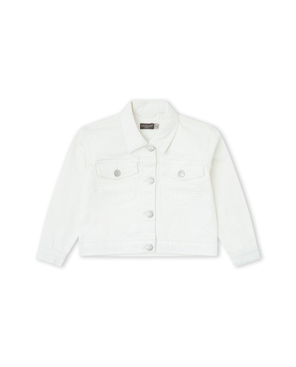 CHAQUETA DENIM BLANCO