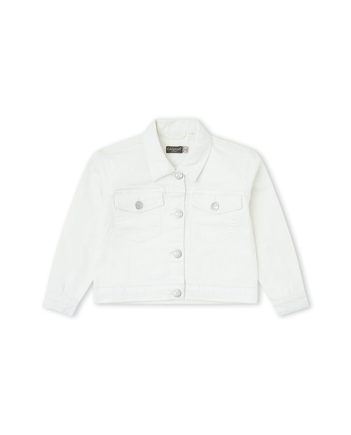 CHAQUETA DENIM BLANCO