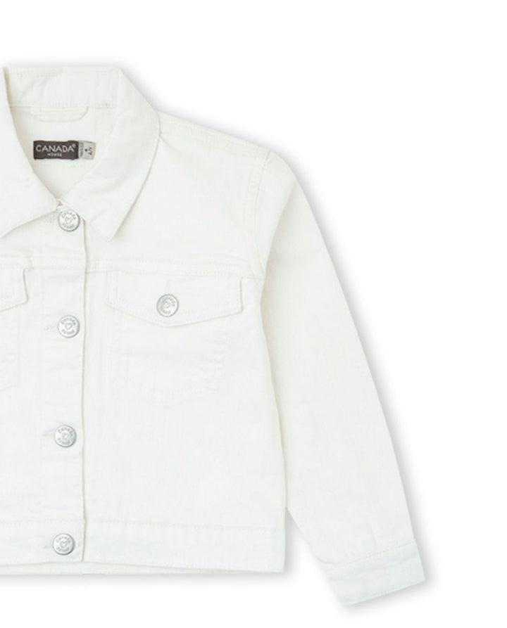 CHAQUETA DENIM BLANCO