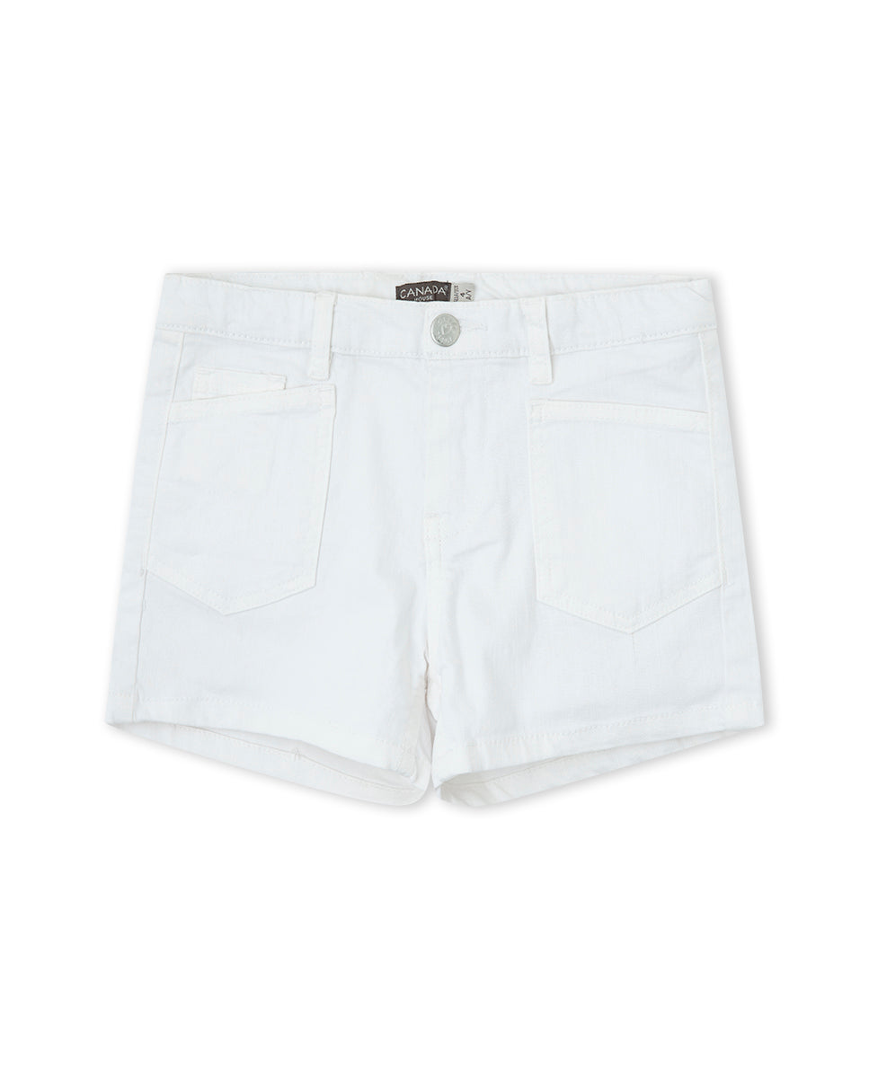 SHORT DENIM BLANCO