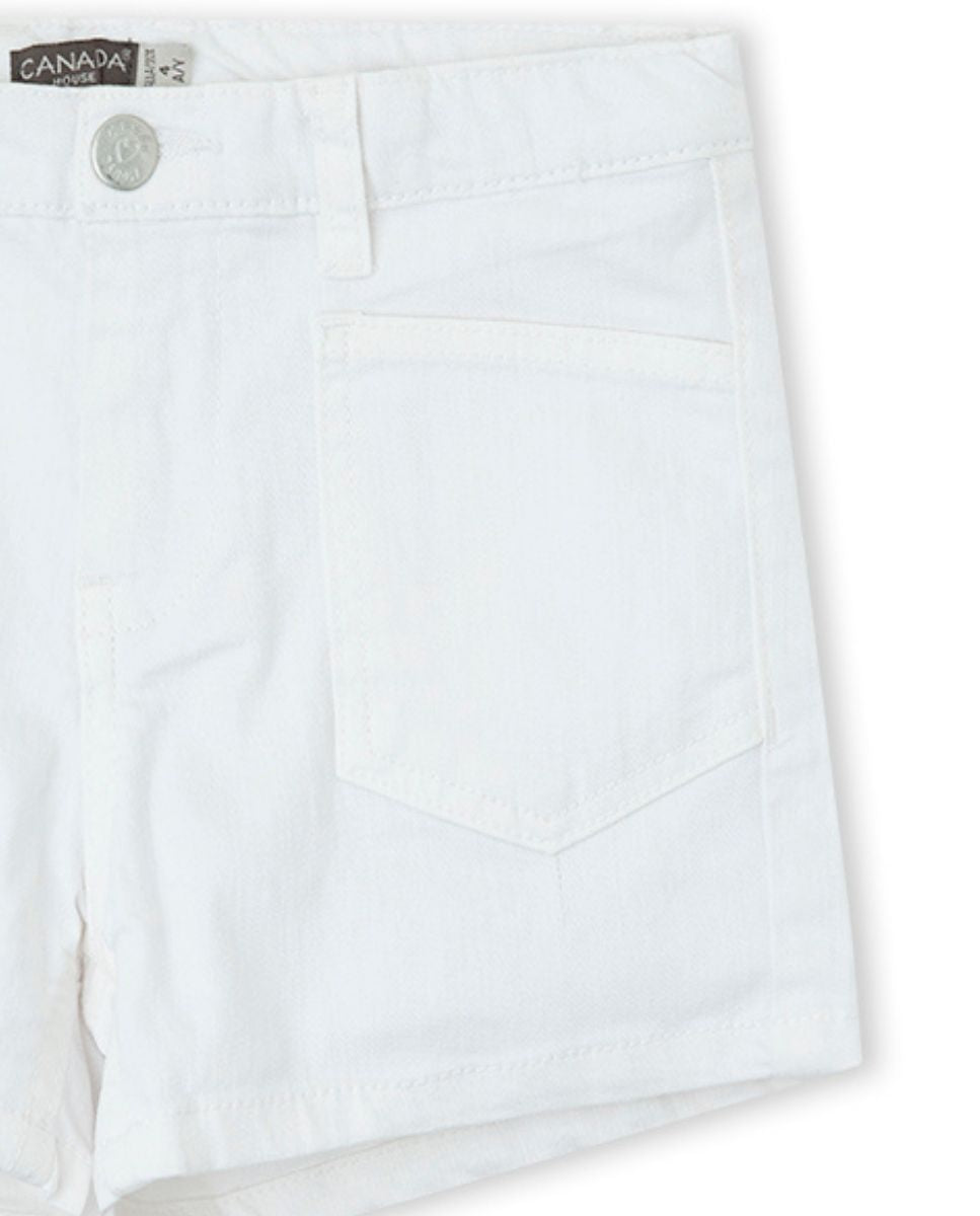 SHORT DENIM BLANCO