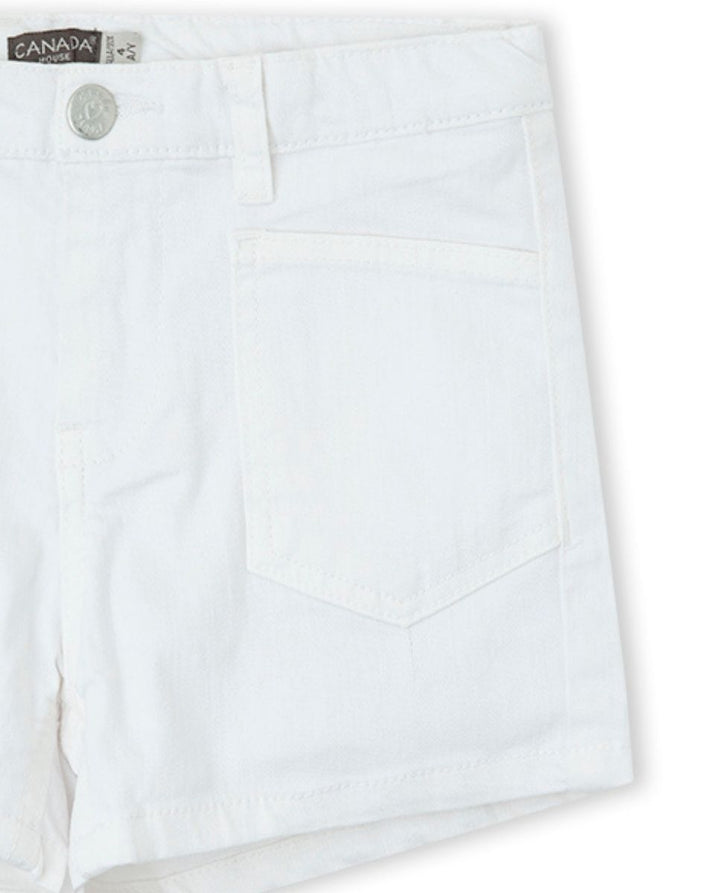 SHORT DENIM BLANCO