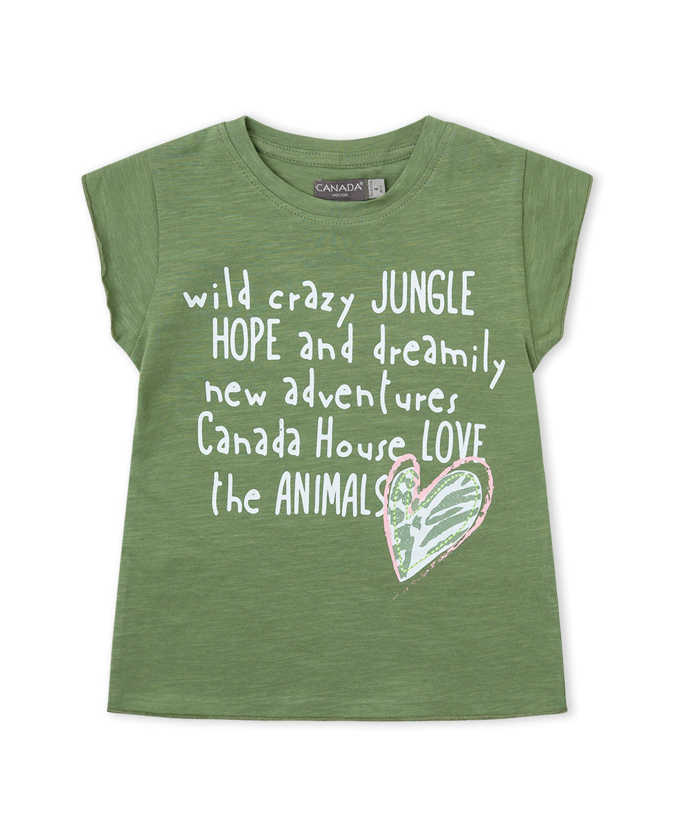 CAMISETA VERDE OLIVA