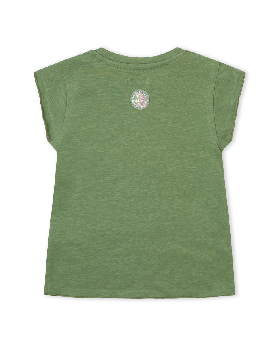 CAMISETA VERDE OLIVA