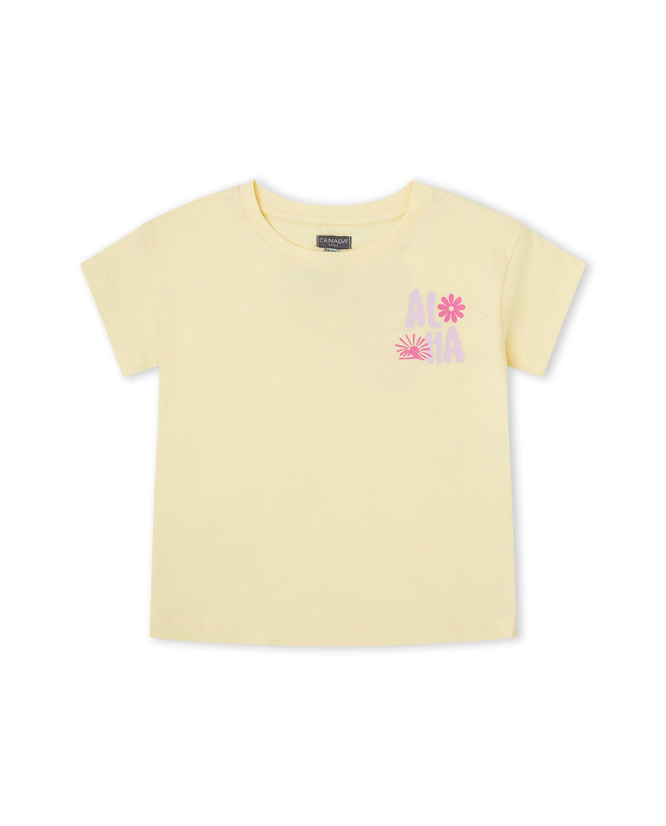 CAMISETA AMARILLO