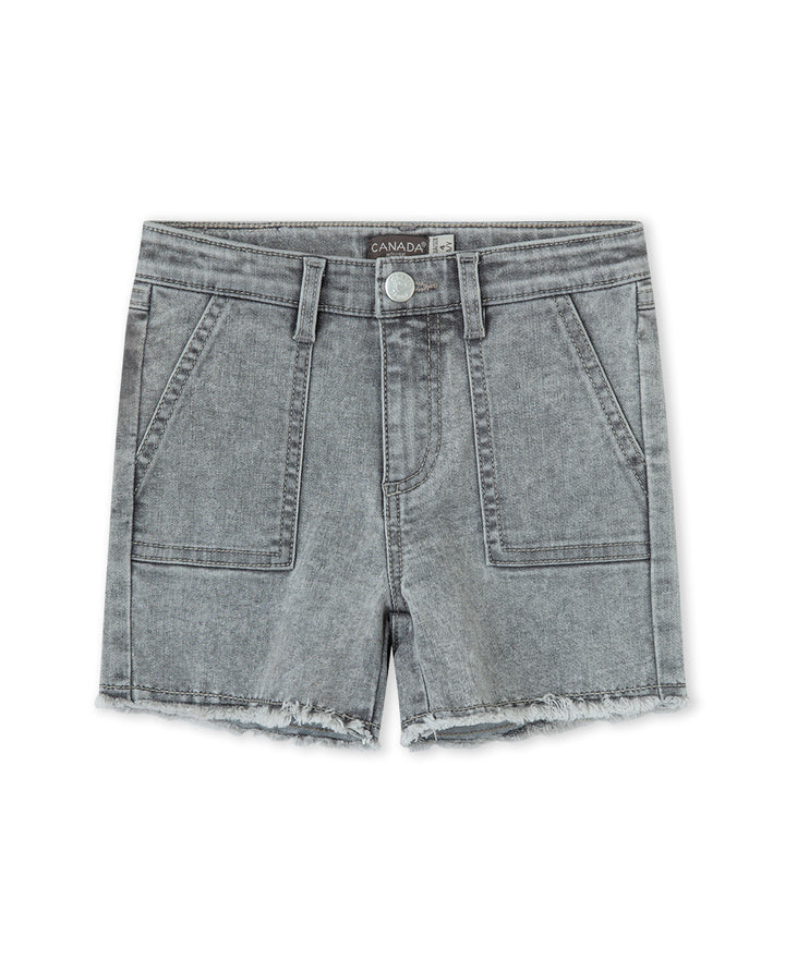 SHORT DENIM GRIS