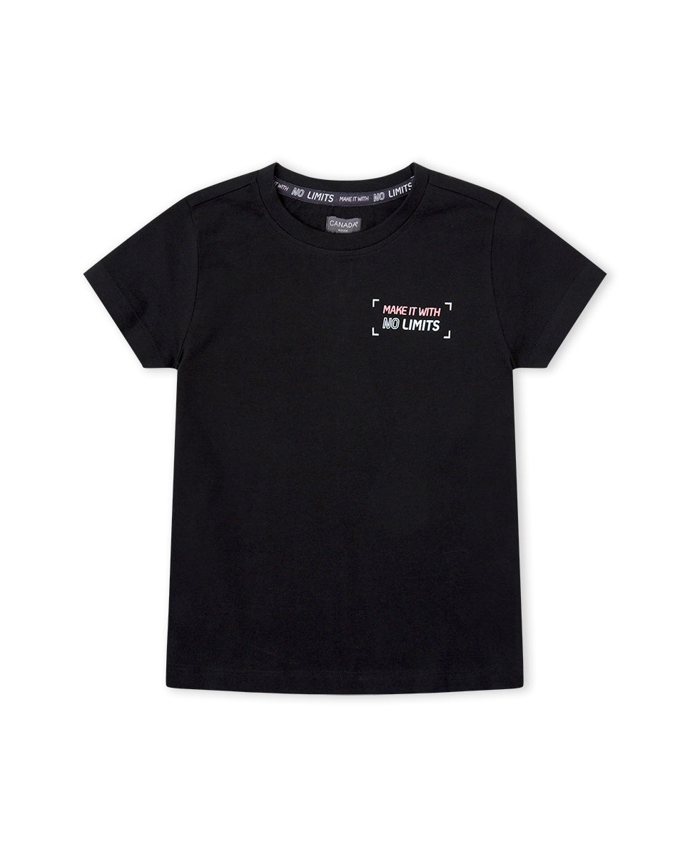 CAMISETA NEGRO