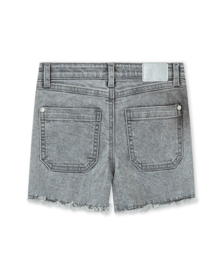 SHORT DENIM GRIS