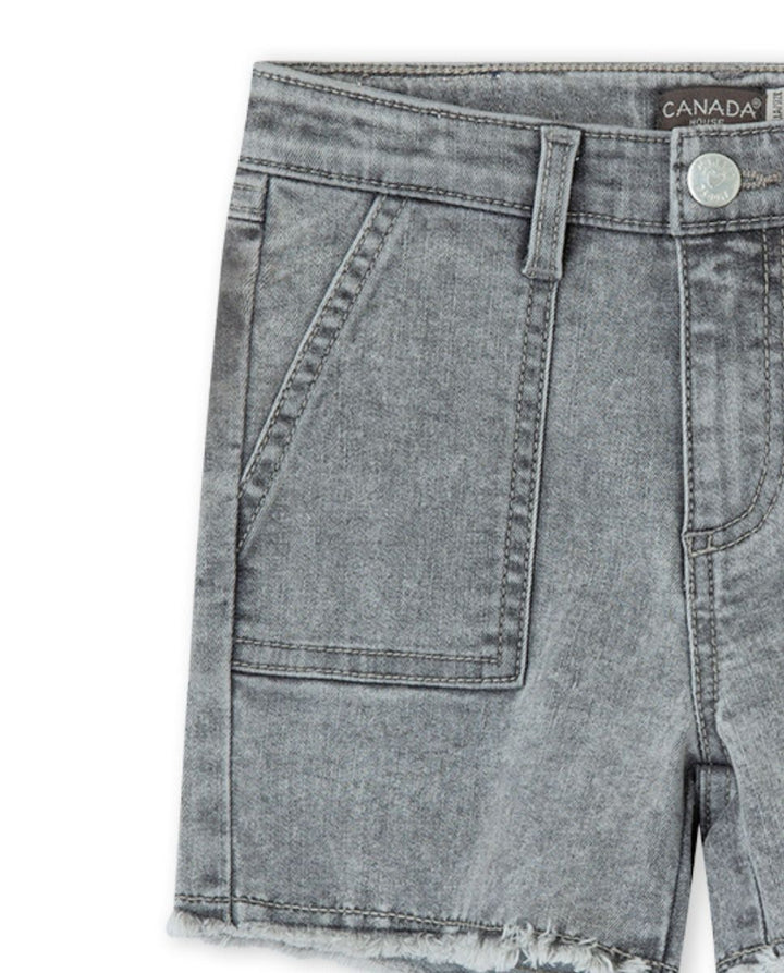 SHORT DENIM GRIS