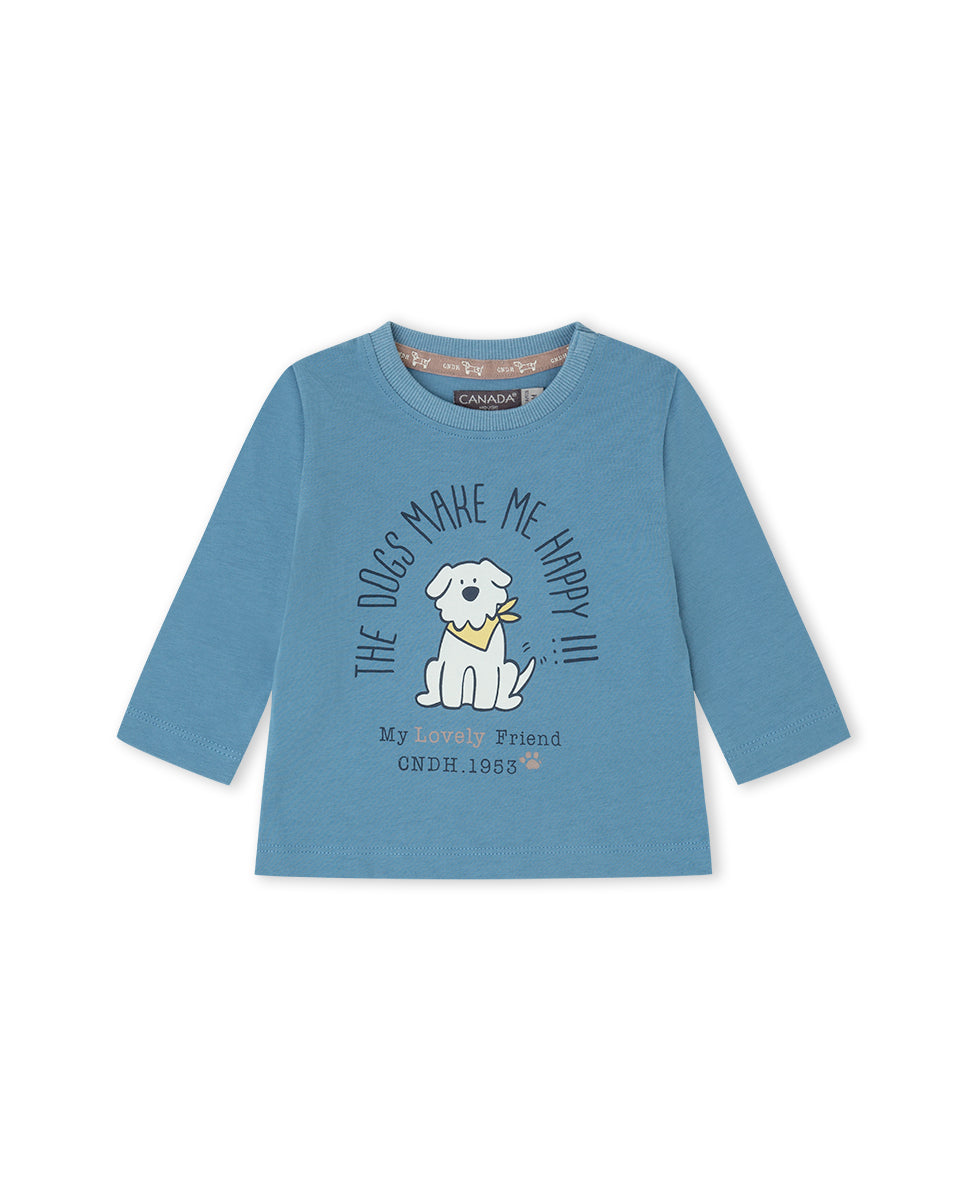 CAMISETA AZUL