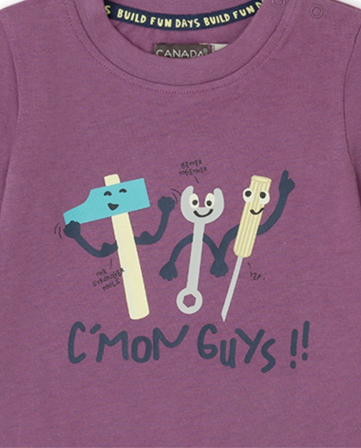 CAMISETA MORADO
