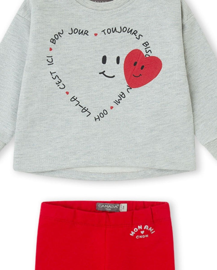CONJUNTO GRIS VIGORÉ