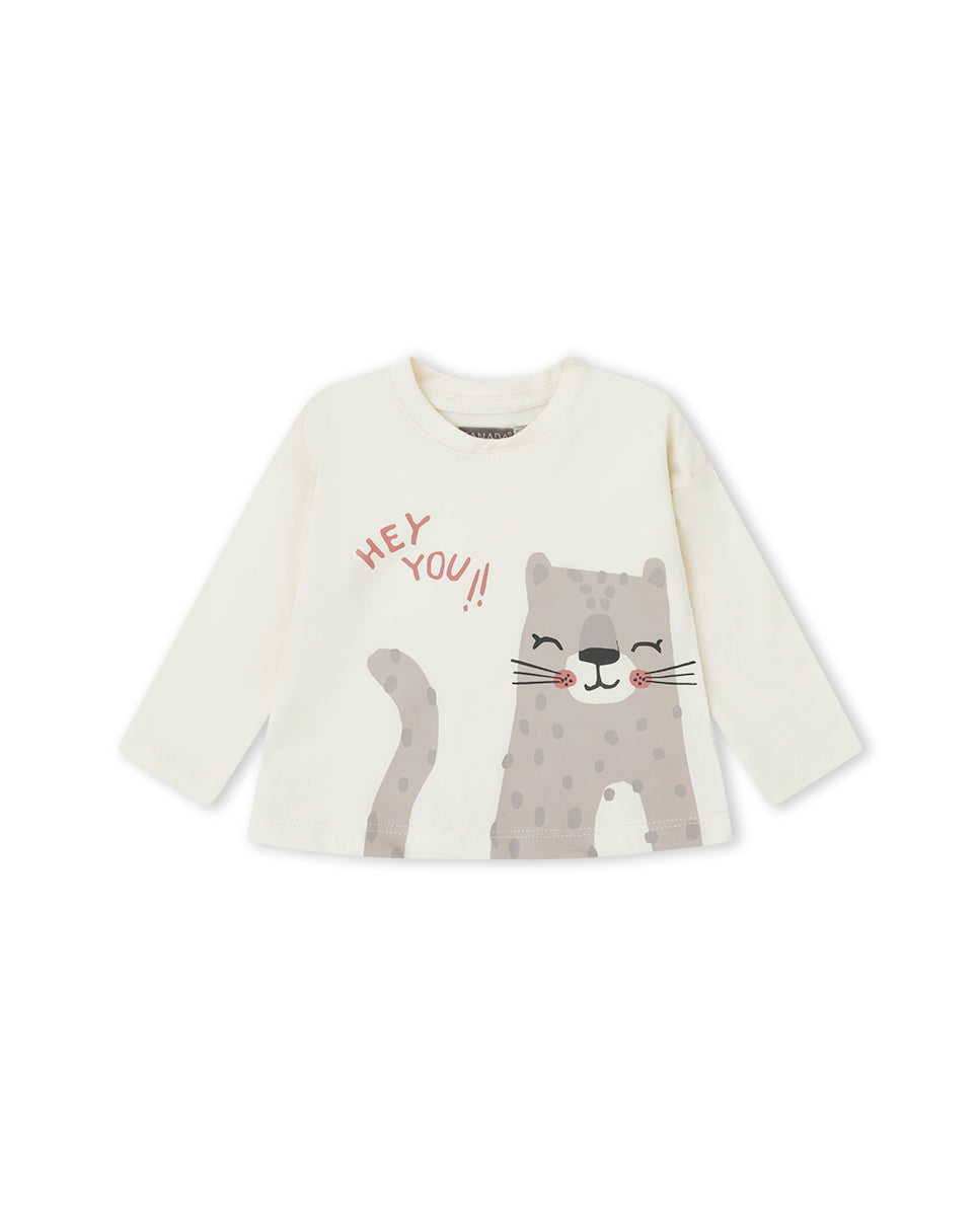 CAMISETA BEIGE