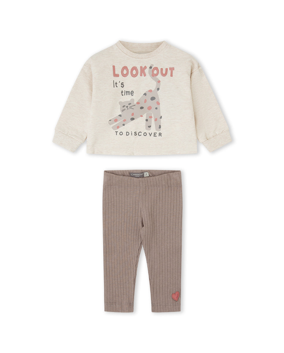 CONJUNTO BEIGE