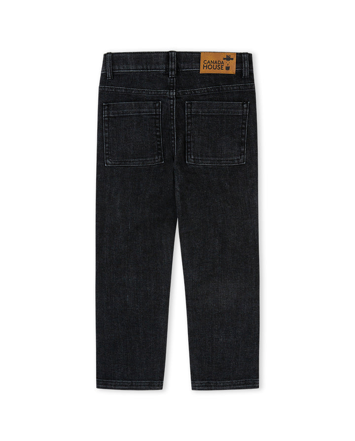 PANTALÓN DENIM NEGRO