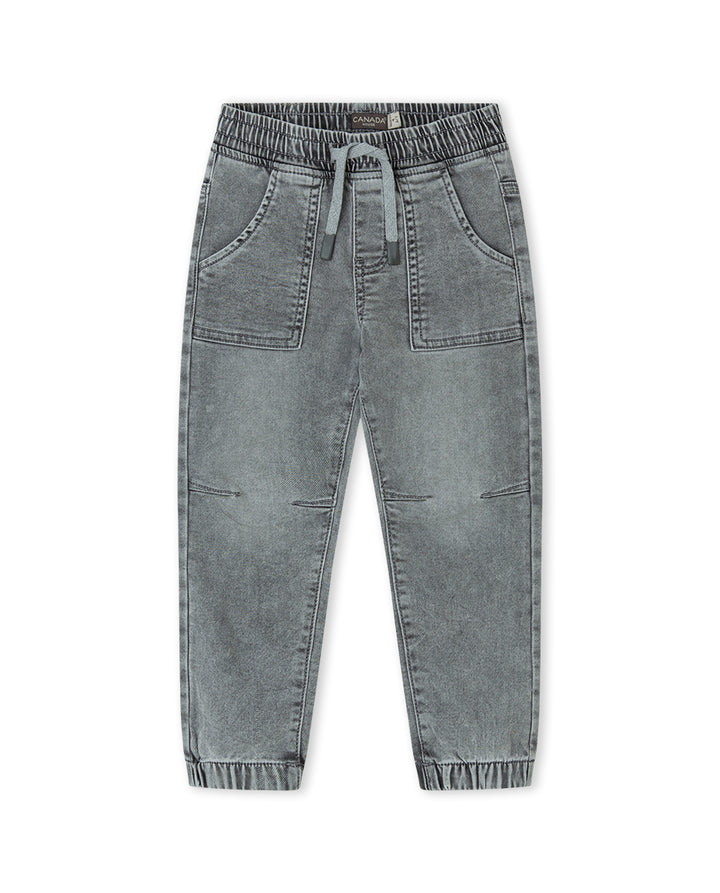 PANTALÓN DENIM GRIS
