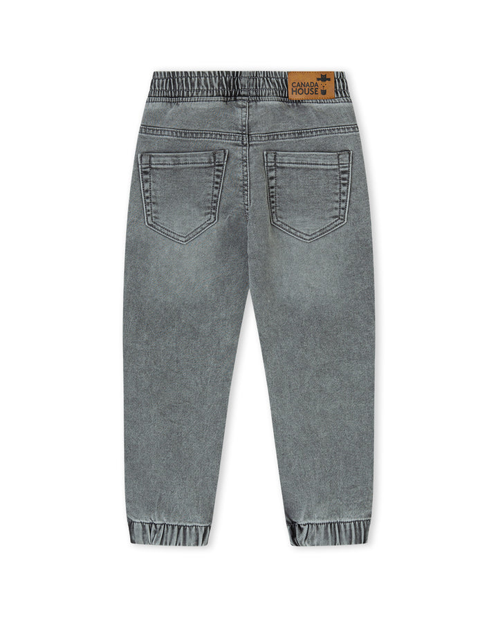 PANTALÓN DENIM GRIS