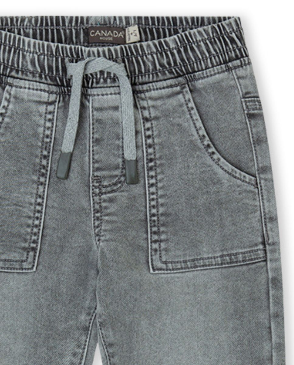 PANTALÓN DENIM GRIS