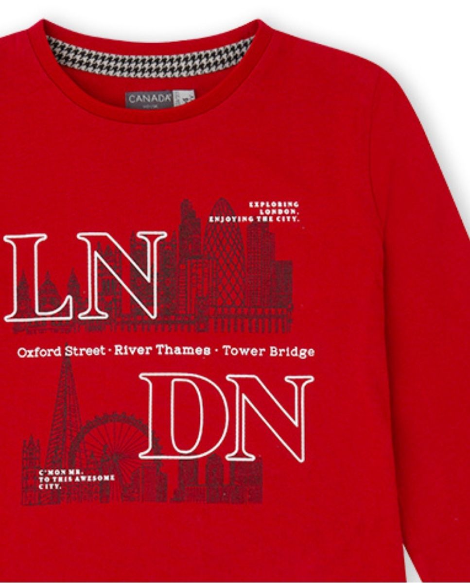 CAMISETA ROJO