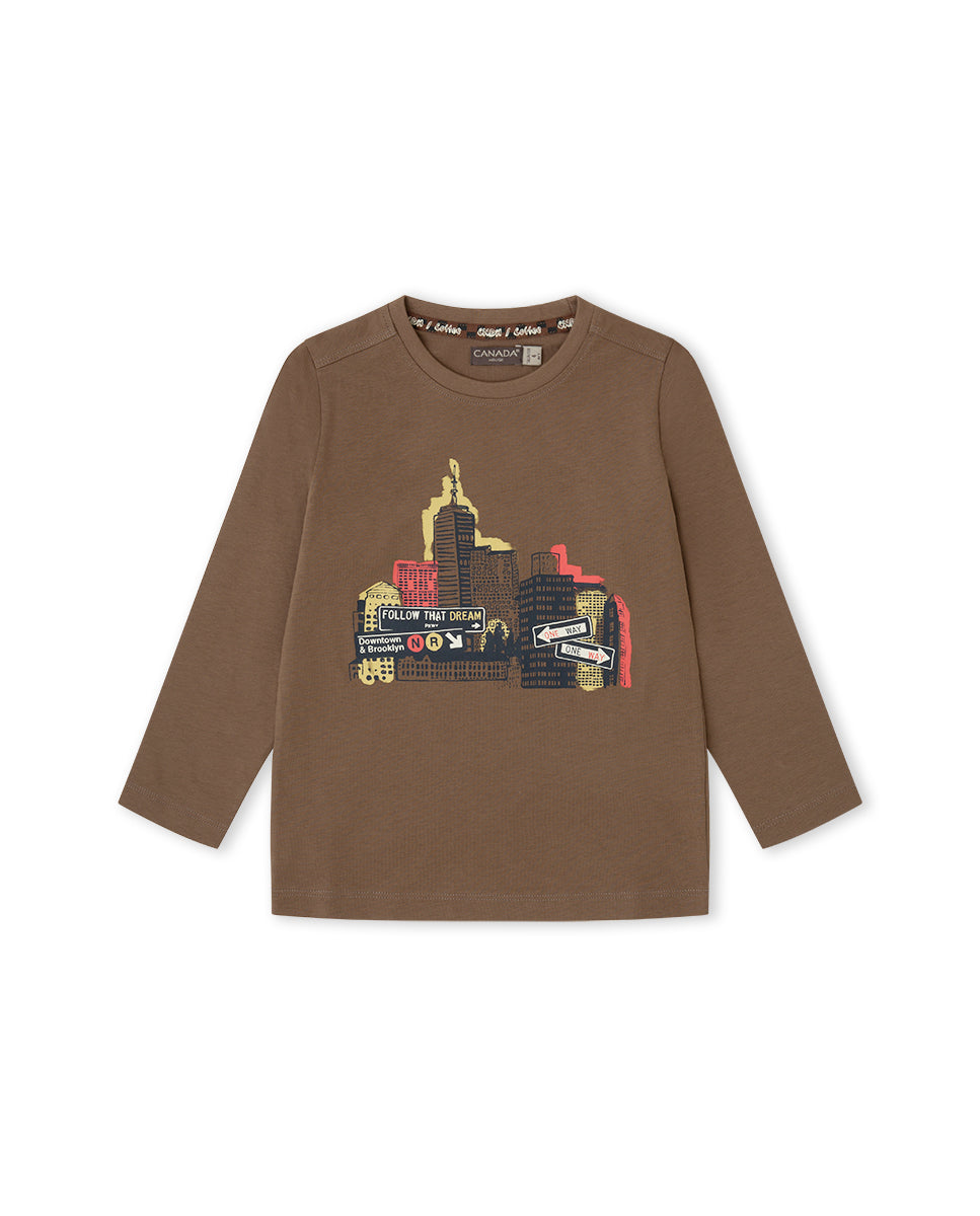 CAMISETA MARRÓN