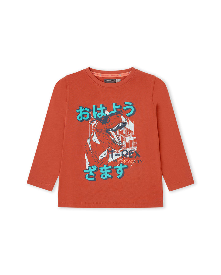 CAMISETA MARRÓN