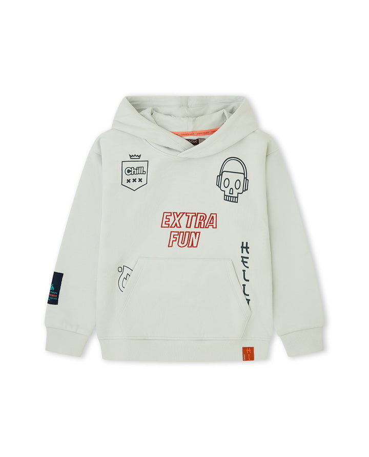 SUDADERA OFF WHITE