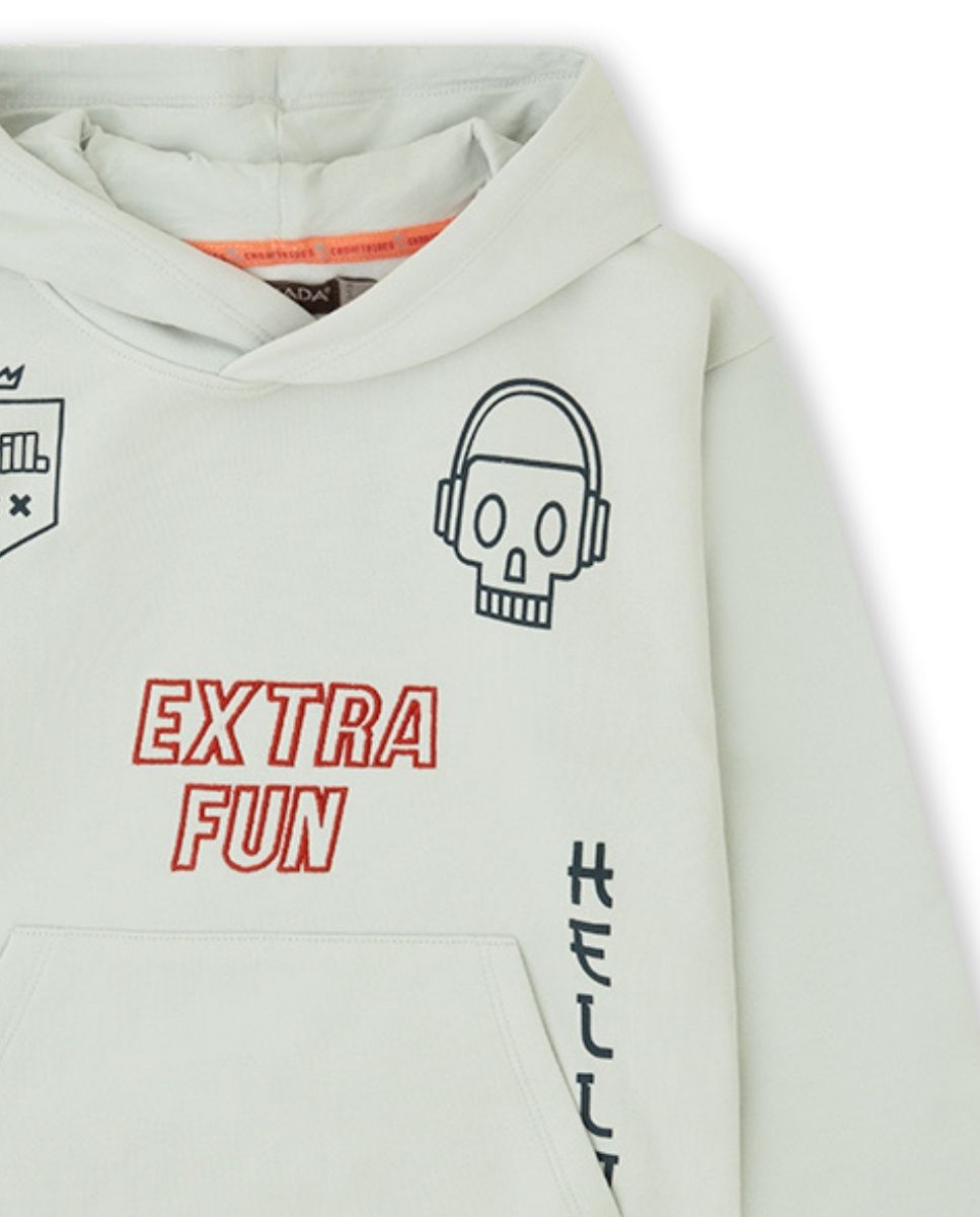 SUDADERA OFF WHITE