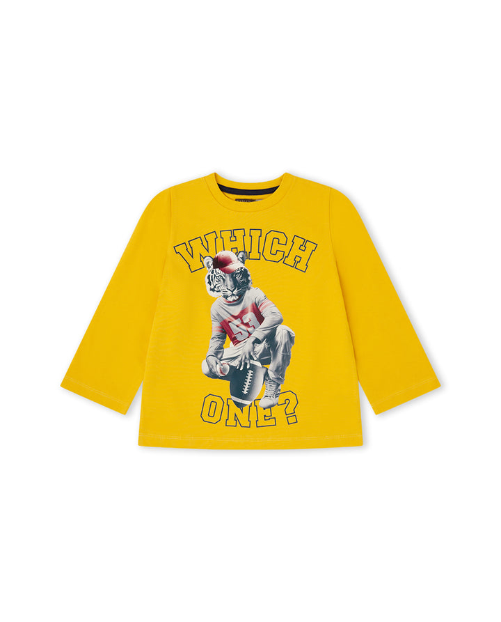 CAMISETA MOSTAZA