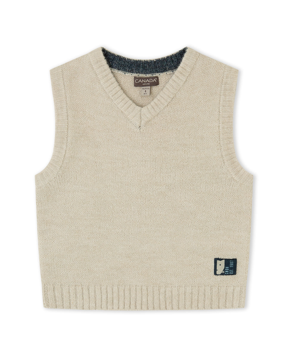 CHALECO BEIGE