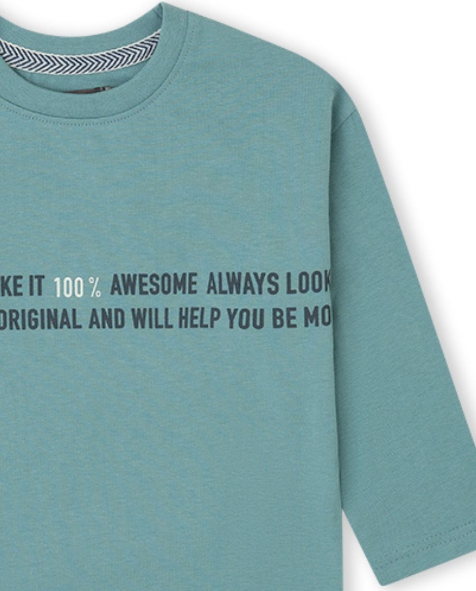 CAMISETA TURQUESA