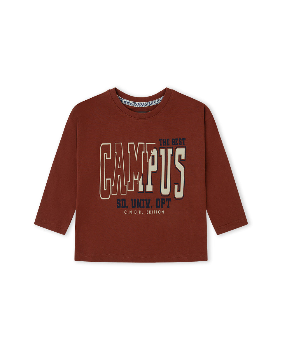 CAMISETA MARRÓN